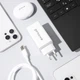 Сетевое зарядное устройство Proove Pocket GaN Max 100W USB/2хType-C Белый (WCPG10012202) - изображение 6
