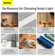 Настольная аккумуляторная лампа Baseus Smart Eye Series Charging Folding (Smart Light) серый (DGZG-0G) - изображение 2