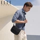 Мужская сумка через плечо ELLE HOMME, модная легкая холщовая сумка-кроссбоди, водостойкая повседневная сумка для телефона для мужчин, 08331 Черная, подарок на день рождения для парня - зображення 7