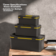 Ящик для инструментов Deli Home пластиковый 14" органайзер DL432814 - изображение 8