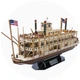 Пазл конструктор 3D Cubic Fun Mississippi Steamboat Пароход Миссисипи 142 дет Разноцветный (28760) - зображення 13