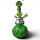 Кальян Hookah Arzu A010 Green высотой 26 см на 1 персону - изображение 6