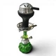 Кальян Hookah Arzu A010 Plus Green высотой 31 см на 1 персону - изображение 5