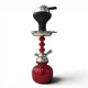Кальян Hookah Sana Plus Red висотою 31 см на 1 особу - зображення 4