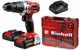 Дриль-шурупокрут акумуляторний Einhell TE-CD 18/2 Li-i + 64 (2 × 2.0 Агод) 4514221 (4006825662801) - зображення 1
