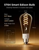 Розумна лампочка Govee H14C0 Edison E27 RGB+W 500лм Matter Alexa Google 64 сцени 2700-6500K - зображення 2