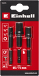 Zestaw adapterów udarowyh Einhell 1/4", 3/8", 1/2" 3 szt 49134215 (4009311342157) - obraz 1