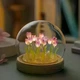 Нічник світлодіодний тюльпани вправні ручки Spherical lamp HA-42, Лампа-тюльпан DIY Нічник-тюльпан - изображение 3
