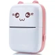 Портативний міні принтер Рожевий 1 рулон Mini Printer термопринтер кишеньковий дитячий принтер термо принтер - изображение 1