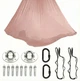 Hamak do jogi Acro4f Aerial 6 m Pastelowy róż AH-6X2.8M-PASTELPINK (5906506410860) - obraz 1