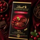 Черный шоколад Lindt Edelbitter Mousse клюква 150 г - изображение 1