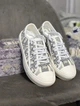 Женские кеды Dior Grey Platform Premium серые низкие стильные кеды диор - изображение 1
