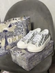 Женские кеды Dior Grey Platform Premium серые низкие стильные кеды диор - изображение 2