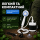 Душ переносний акумуляторний з USB-заряджанням автоматичною подачею води насосом і лійкою для кемпінгу дачі та туризму - зображення 2