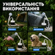 Душ переносний акумуляторний з USB-заряджанням автоматичною подачею води насосом і лійкою для кемпінгу дачі та туризму - зображення 5