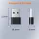 Адаптеры USB-A на USB-C 3 шт для зарядки и передачи данных - изображение 2