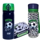 Ланч бокс з розділювачем YES Football 708794Л пляшка з поїлкою термос в школу садочок подарунковий набір для хлопчиків. - зображення 1