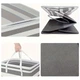 Кошик для білизни та іграшок. Складний, сірий 40*30*59 см, (J1-03090.grey) - зображення 4