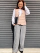 Теплый жилет женский UNIQLO 719603425 XS Розовый (1159862417) - изображение 5
