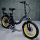 Электровелосипед CRUZZER Chicago 48V 800W 13Ah складной Fat Bike 20" до 40 км/ч черный - изображение 2