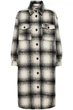 Пальто ONLLOU LONG CHECK SHACKET OTW 15238541-Pumice Stone-Checks:BLACK ONLY 15238541-PUMICE STONE-CHE S - изображение 1