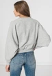 Толстовка ONLJENNIFER LIFE L/S O-NECK BOX SWT 15250226-Light Grey Melange-Print:FACE ONLY L Сірий 15250226-LIGHT GREY MELAN L - изображение 2