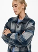 Пальто ONLANDREA X-LONG SHACKET CC OTW 15230329-Blue Graphite-Detail:LGM + CAMPANULA + HO ONLY L Син 15230329-BLUE GRAPHITE-DE M - зображення 3