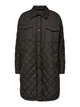 Пальто ONLTANZIA LONG QUILTED SHACKET CC OTW 15228453-Black ONLY M Чорний 15228453-BLACK M - изображение 4