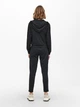Толстовка ONPNASHA LS HOOD ZIP BRUSH SWEAT 15236667-Black Melange Only Play XS Чорний 15236667-BLACK MELANGE XS - изображение 2