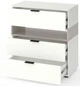 Комод Меткас Home А026 800x870x420 мм Белый снег + Кашемир (МА026-BK) - изображение 2