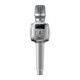 Микрофон-колонка Soaiy MC29pro караоке со звуковой картой и Bluetooth, серебристый - изображение 13