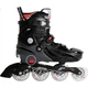 Роликовые коньки COUGAR Adult Adjustable Full-Flash Roller Skates, плоские, с цветочным принтом, повседневные, двойного назначения, черные, размер XL. - изображение 3