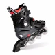 Роликовые коньки COUGAR Adult Adjustable Full-Flash Roller Skates, плоские, с цветочным принтом, повседневные, двойного назначения, черные, размер XL. - изображение 9
