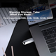 Флеш-накопитель Lenovo Ecosystem Brand Yinengzhe 64GB USB2.0 F101, серебристый, для телефонов и компьютеров, металлический, для аукционов, офиса, бизнеса, мини-версия, автомобильный USB-накопитель - изображение 6