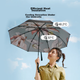 JD Original Xiaobuding Plus+ Dawn White Tea Sun Umbrella, Womens Double-Layer Black Umbrella, Sun Protection Folding Umbrella - зображення 4