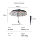JD Original Xiaobuding Plus+ Dawn White Tea Sun Umbrella, Womens Double-Layer Black Umbrella, Sun Protection Folding Umbrella - зображення 9