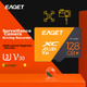 Карта пам'яті EAGET Enhanced Version microSDXC 128GB UHS-I U3 V30 A1 - зображення 2