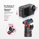 Магнитный штатив Ulanzi MT-50 для DJI Osmo Action 3/Action 4, адаптер для спортивной камеры, аксессуар для студийной съемки. - изображение 8
