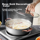 Кастрюля-горшок COOKER KING, с композитным дном из нержавеющей стали 304, цвет «розовое золото», диаметр 30 см. - изображение 6