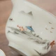 Чайный сервиз «Цзиньсянъюй Гайвань» в стиле кунг-фу: чаша для заваривания, чайник для хватания, фарфор «Барсовый жир» с золотой каймой, белый фарфор «Гайва» с пейзажным рисунком. - зображення 7