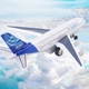 Літак Yixuanwanju A380 іграшковий зі сплаву, подарунок - зображення 1