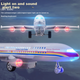 Літак Yixuanwanju A380 іграшковий зі сплаву, подарунок - зображення 3