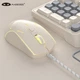 Комплект проводной MageGee GK980 USB Beige Grey - изображение 9
