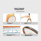 Тренажер для отскока мяча FEIERDUN FED Tennis Rebound Trainer, теннисная ракетка для начинающих, со струнами, подходит для взрослых и детей, комплект для родителей и детей. - изображение 10