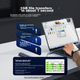 Корпус для жесткого диска UGREEN M.2 NVMe/SATA с двойным протоколом Type-C3.2, портативный корпус для SSD, совместимый с ноутбуками, iPhone 16, внешний корпус для SSD-накопителя. - зображення 4