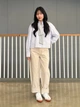 Рубашка женская UNIQLO 491596349 XL Голубая (1159862495) - изображение 12