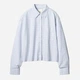 Рубашка женская UNIQLO 491596349 XL Голубая (1159862495) - изображение 16