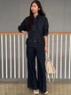 Рубашка джинсовая женская UNIQLO 827243775 M Синяя (1159862317) - изображение 13