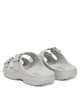 Жіночі шльопанці для пляжу Crocs Saturday Metallic Buckle Sandal W 213316 Cірі W7/37-38/23-23.5см - зображення 3
