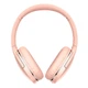 Бездротові навушники Bluetooth BASEUS D02 Pro Encok Wireless headphone BT5.0, AUX Pink (NGTD010304) - зображення 1